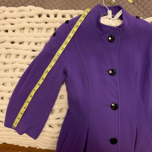 Quarter Sleeve Stylish Wool Coat - Picture 11 of 13